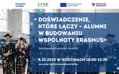 Absolwenci Politechniki Białostockiej opowiedzą o swoich doświadczeniach zawodowych w sesji Erasmus+ InnHUB