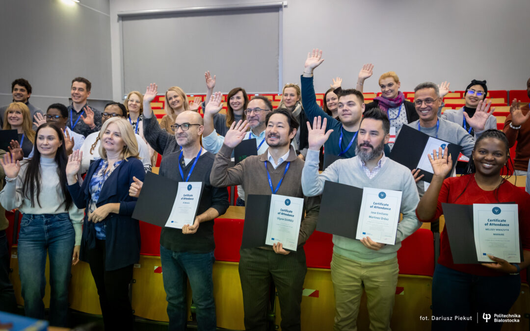 XV International Staff Week w Politechnice Białostockiej. Gościliśmy przedstawicieli 12 uczelni z różnych części świata