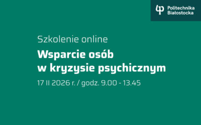 Szkolenie „Wsparcie osób w kryzysie psychicznym” 17 lutego 2026