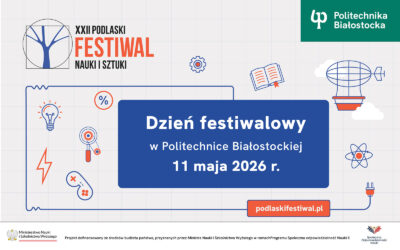 Politechnika Białostocka zaprasza na XXII Podlaski Festiwal Nauki i Sztuki. Przewodnik po atrakcjach 11 maja 2026 r.