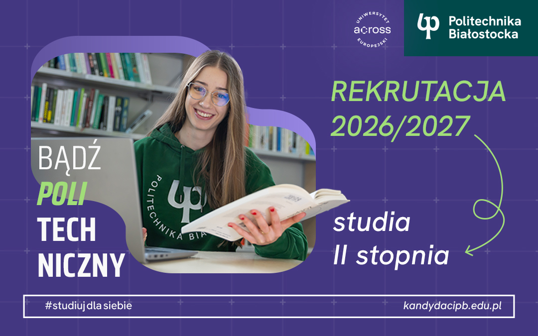 2026-05-27-rekrutacja-II-stopien-ogolna-www grafika akcji rekrutacyjnej. Na zdjęciu uśmiechnięta dziewczyna