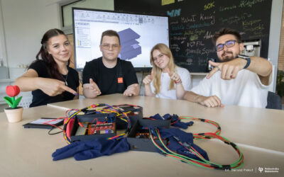 Studenci Politechniki Białostockiej zbudowali rękawice pozwalające zrozumieć chorobę Parkinsona