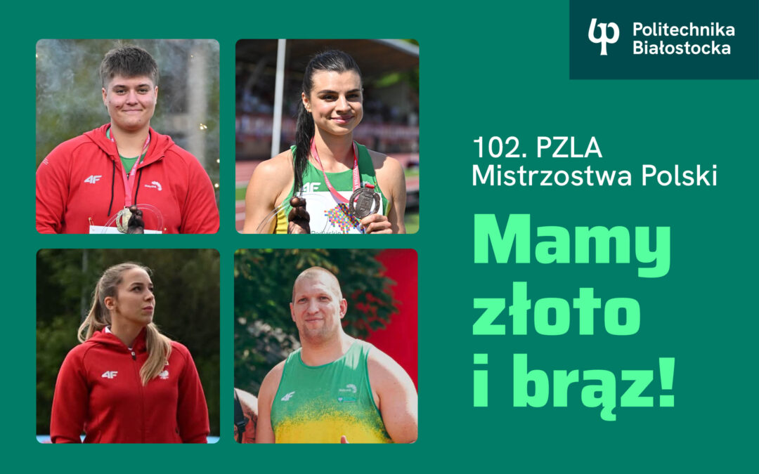 Sukcesy sportowców Politechniki Białostockiej na Mistrzostwach Polski w Lekkoatletyce 2026