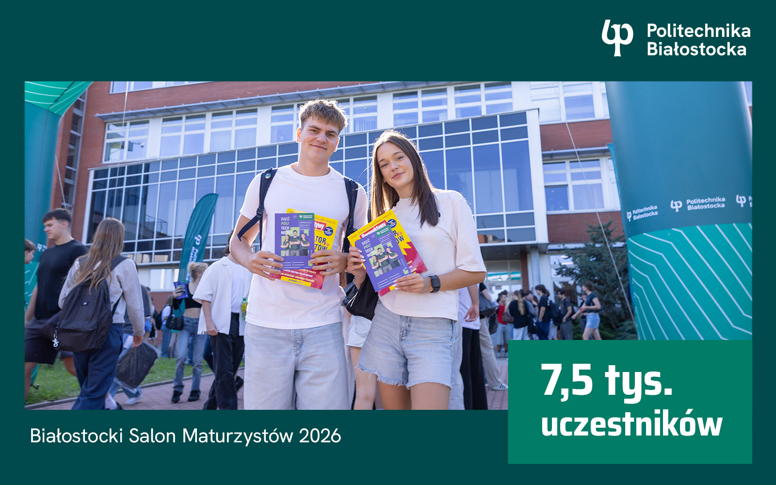 uczniowie na Białostockim Salonie Maturzystów